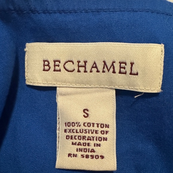 Bechamel Blue Dress with Embroidered Birds - Picture 5 of 9